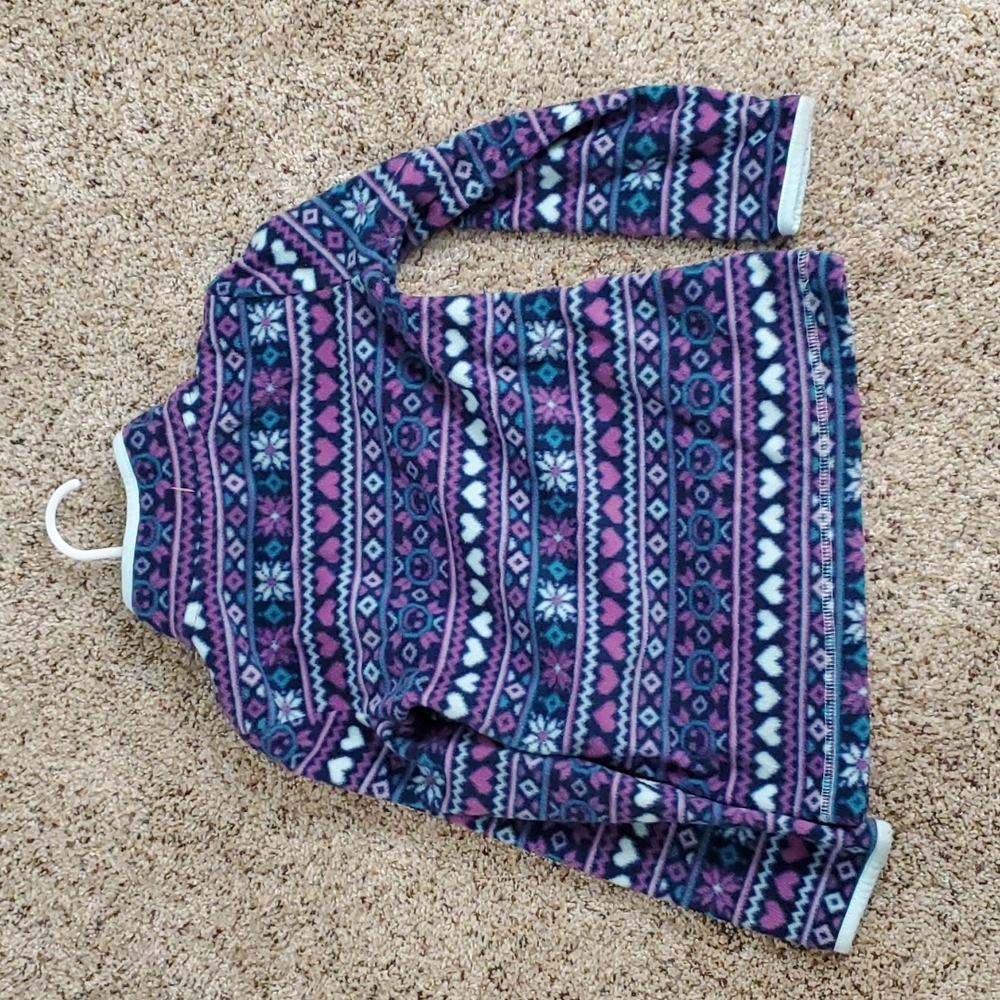 Faded glory size 4 to 5 fleece jacket - Picture 2 of 3